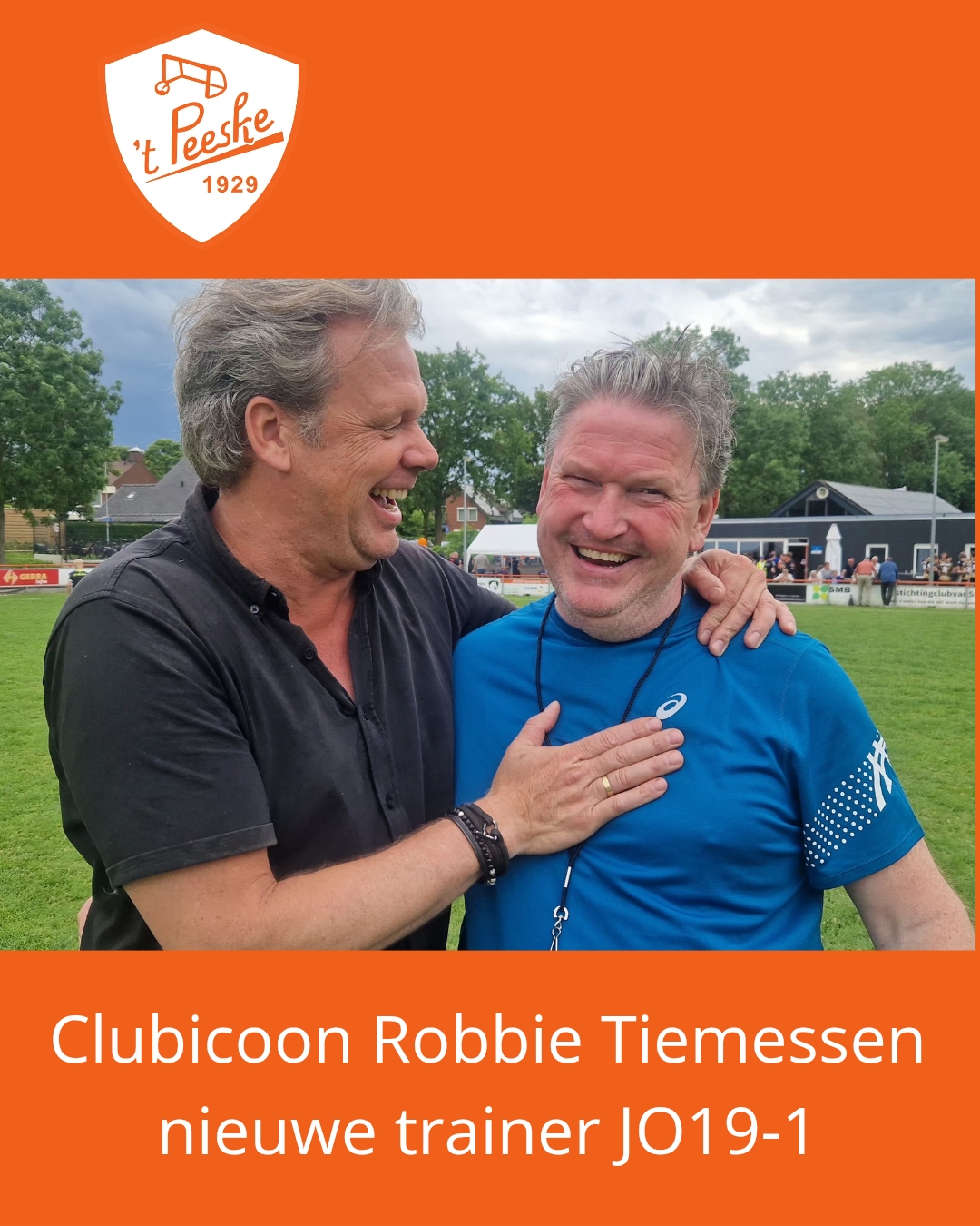 Clubicoon Robbie Tiemessen nieuwe trainer JO19-1